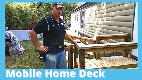 Mobile Home Deck Ideas - Huntsville Back Porch