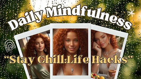How To Practice Mindfulness Daily | Living In A Chaotic World 🧘‍♀️🌼🌞 🌙☯️
