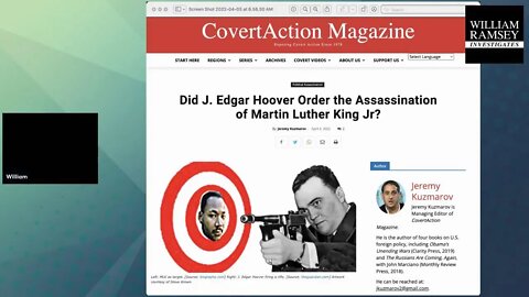 Did J. Edgar Hoover Order the Assassination of Martin Luther King Jr? by Jeremy Kuzmarov