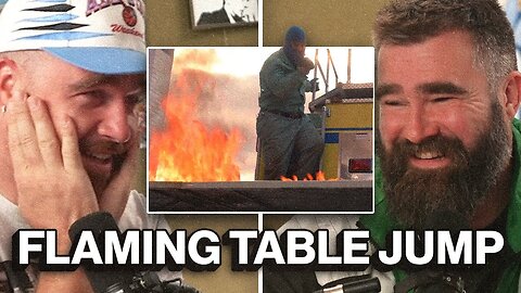 “If I had been 20 beers deep I would’ve jumped in a t-shirt” - Jason on flaming table jump stunt