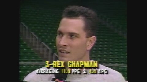 Rex Chapman 27 Points 7 Ast @ Jazz, 1991-92.