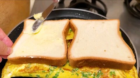 my kids can't stop eating these sandwiches delicious breakfast #viral #trendingnow #foryou #fyp