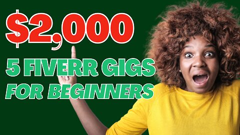 5 Fiverr Gigs to Make Money with YouTube Automation | Make Money Online