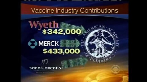 Old CBS report on conflicts of interest of 'independent' experts in child vaccination