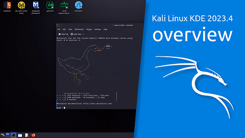 Kali Linux KDE 2023.4 overview | The most advanced Penetration Testing Distribution.