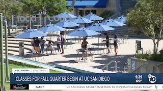 UC San Diego starts classes for fall quarter