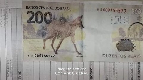 Cédula de R$ 200 com indícios de adulteração apreendida em casa lotérica em Gov. Valadares