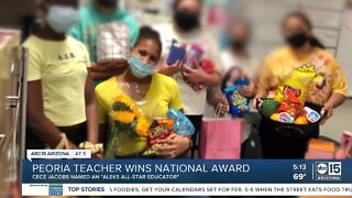 Peoria teacher receives national award for her work