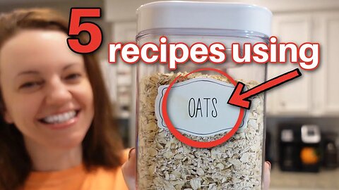 Got OATS? Here's 5 new ways to use them!