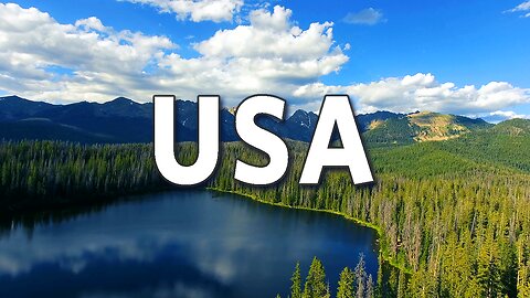 USA Beautiful Places in 4K With Calming Music - USA Beautiful Landscapes Part 3