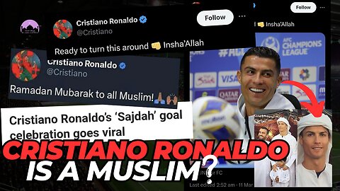 Cristiano Ronaldo becomes Muslim