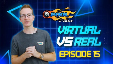 VIRTUAL VS REAL - 8-Ball Pool VS Venom Trickshots - Ep 15 - Time Shot!!!