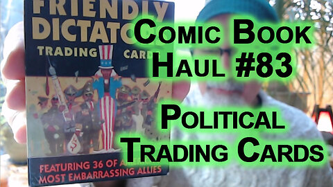 Comic Book Haul #83: Political Trading Cards, Eclipse Comics, Trump Rookie Card, JFK, History [ASMR]