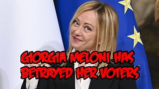 GIORGIA MELONI HAS BETRAYED ITALY AND THE RIGHT