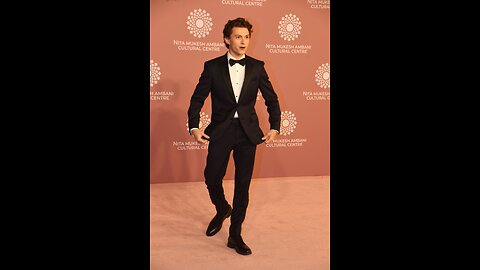 Tom Holland sportted at the NMACC Gala Night in Mumbai India
