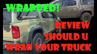 Should You Vinyl Wrap Your Off-Road Vehicle? Review: CAMO Chevy Colorado ZR2 Bison AEV