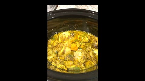 Crockpot | Slow cooker curry chicken