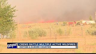 Lightning sparks wildfires across Treasure Valley