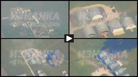 Dnipro area: Russian Iskander missile strike on Ukrainian Mugin UAV hangars
