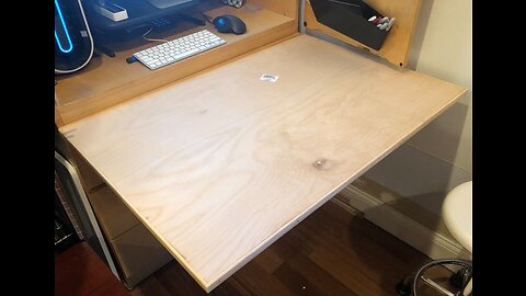 DIY Floating Fold Up Folding Computer Desk Table Shelf Extend Office Computer Space (12-2022)