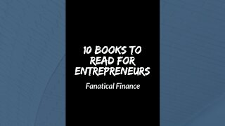 The 10 BEST Books To Read For Entrepreneurs!