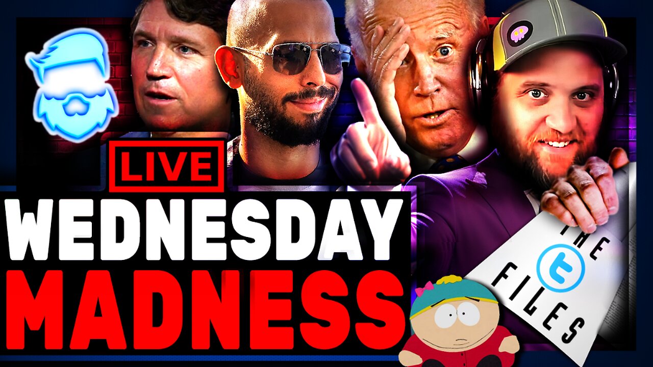 Today's News! Biden Twitter File's! Tucker Carlson & Andrew Tate Trigger Woke, Dave Chappelle Blasted