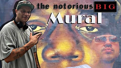 Notorious B.I.G. Mural July 14, 2023