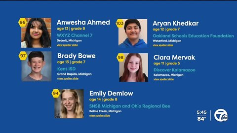 Michigan spellers stand out at the Bee