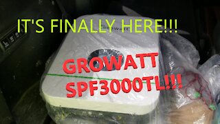 IT'S ARRIVED!! I Finally Got My Growatt SPF 3000TL