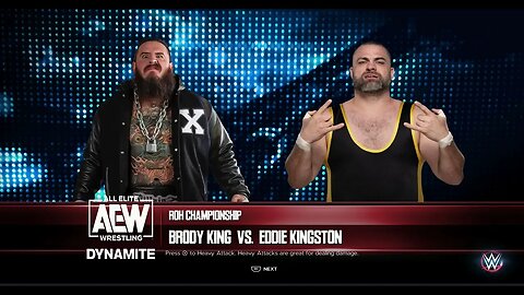 AEW Continental Classic Tournament Blue League Brody King vs Eddie Kingston