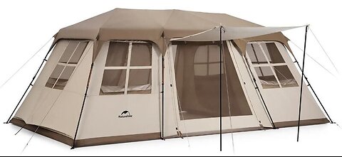 CORE Large Multi Room Tent for Family with Full Rainfly 10 Person