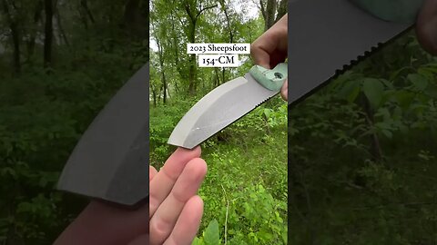 Today's Feature: 2023 Sheepsfoot in Tiffany Blue | Shed Knives #shedknives #shorts