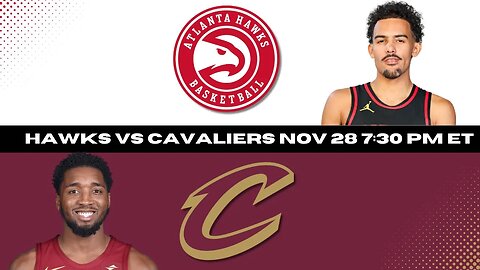 Atlanta Hawks vs Cleveland Cavaliers | DON'T BET ON NBA UNTIL WATCHING THIS VIDEO FOR 11/28