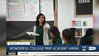 Wonderful College Prep Academy hiring for multiple positions