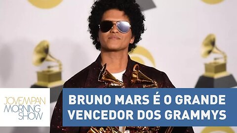 Bruno Mars é o grande vencedor dos Grammys 2018