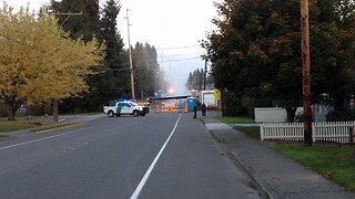 Natural Gas Pipeline Hit and Ruptured at Main Street Bridge in Lynden, WA