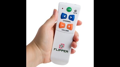 Flipper Big Button Universal TV Remote Control - Senior-Friendly TV Remote