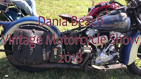 Dania Beach Vintage Motorcycle Show 2018