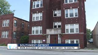 Detroit mom accused of stabbing baby boy to death