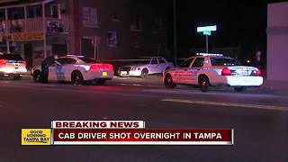 Tampa cab driver shot by attempted armed robber