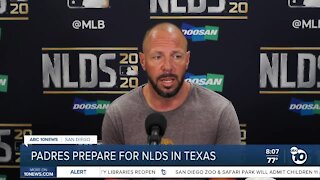 Padres prepare for NLDS in Texas