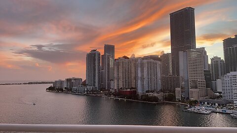 Miami sunset ☺️💕