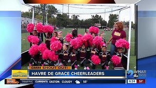 Good morning from the Havre de Grace Cheerleaders!