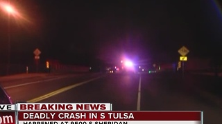 One person is dead after car crash on Creek Turnpike