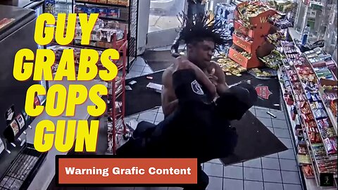 Guys Attack Cop & Grab His Gun - Just Another Day In Clown World