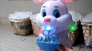 Lonely Goatherd Rabbit Bubble Blower