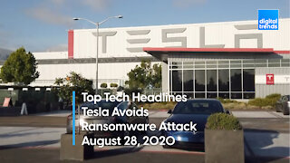 Top Tech Headlines | 8.28.20 | Telsa Avoids Massive Ransomware Attack