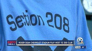Roger Dean Chevrolet Stadium hosts the Section 208 club