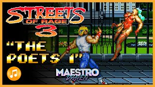 "The Poets I" • Stage 7 (Alternate) - STREETS OF RAGE 3