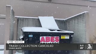 Snow impacting waste collections in Council Bluffs